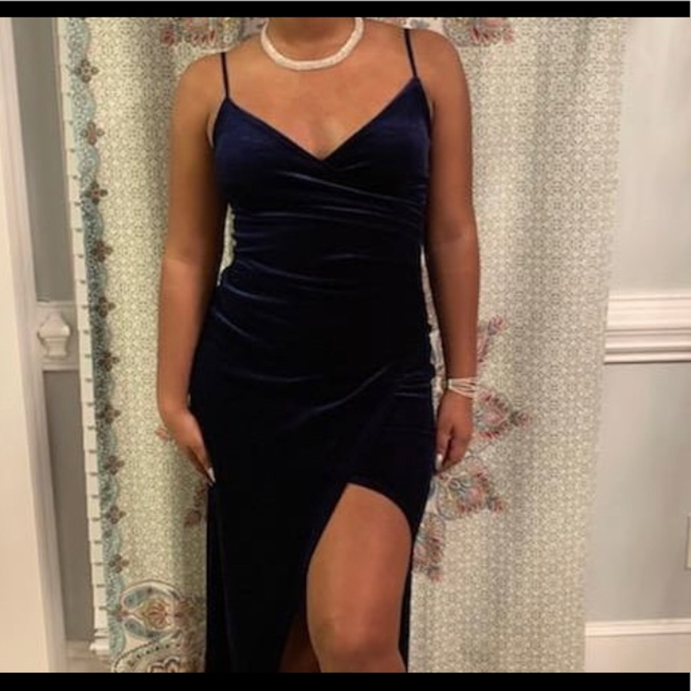 Navy Blue Formal Dress